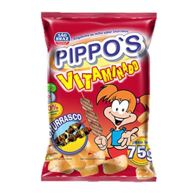 PIPPOS VITAMINADO 75G - CHURRASCO
