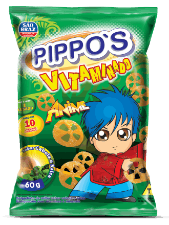 PIPPO'S ANIME SABOR CEBOLA E SALSA 60G