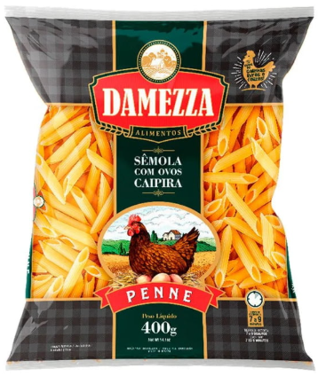 MAC PENNE C/ OVOS SÊMOLA DAMEZZA 400G